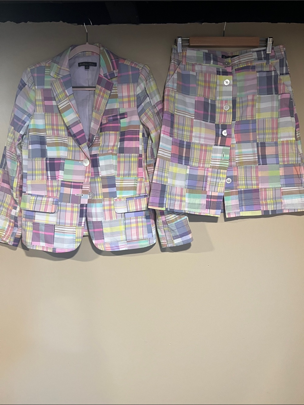 Brooks Brothers Pastel Plaid Blazer in Pink, Lavender, Mint, Yellow, Blue